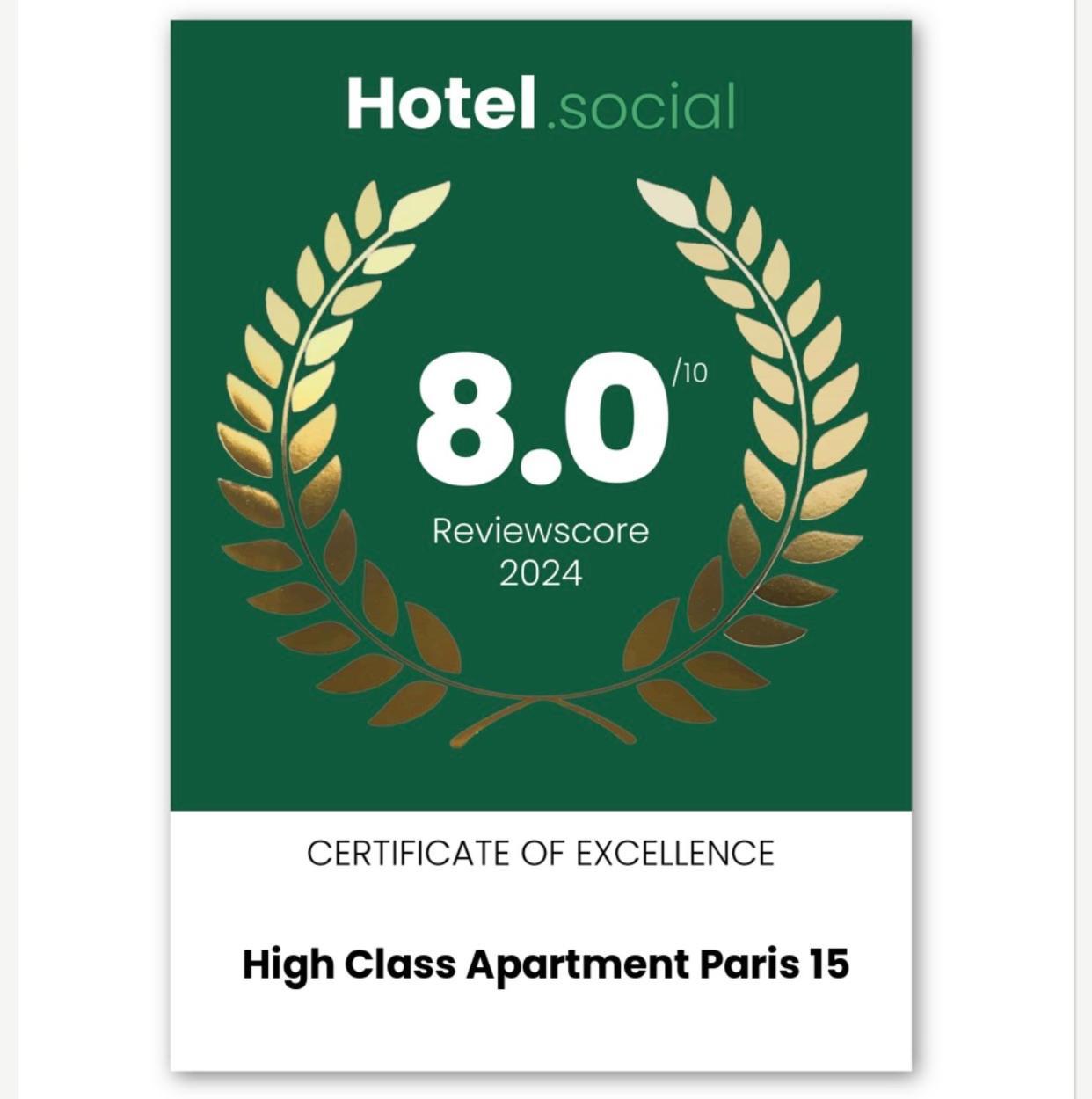 High Class Apartment Paris 15 Bagian luar foto